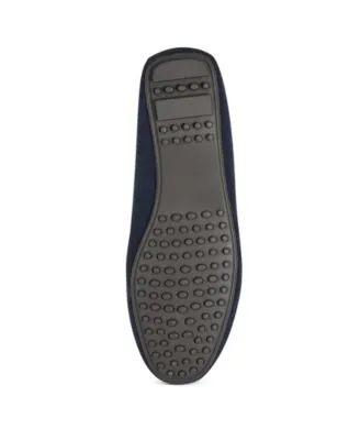 AEROSOLES Womens Black Cushioned Boater Round Toe Slip On Moccasins Shoes M