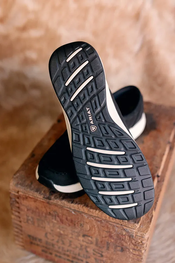 Ariat Buckeye Slip-On Shoe [Black] ✙ON SALE NOW✙