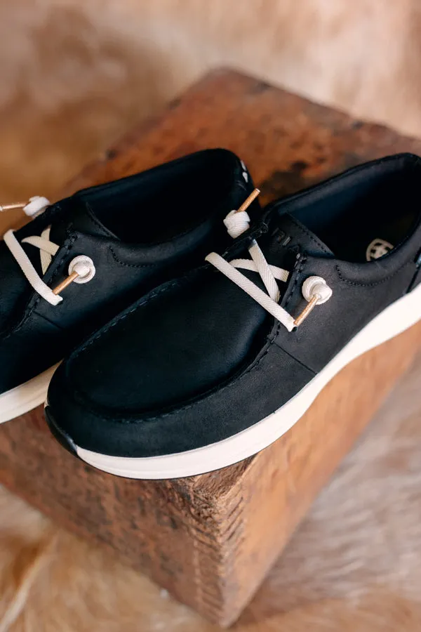 Ariat Buckeye Slip-On Shoe [Black] ✙ON SALE NOW✙