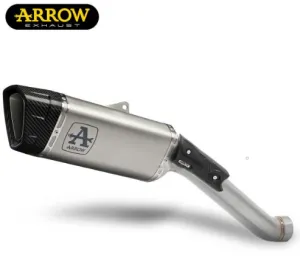 Arrow Aprilia TUONO/Rsv4 1100 Factory 21-24 Titanium Link Pipe Titanium Pista Silencer With Carbon End Cap And Db Killer 71003pt