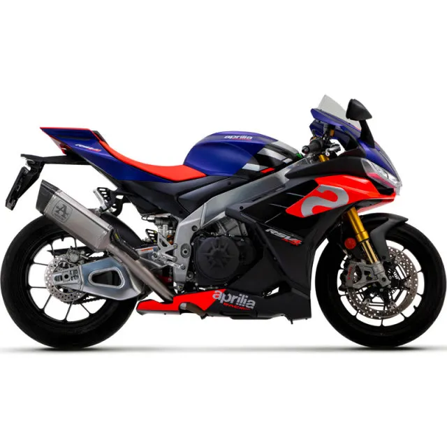 Arrow Aprilia TUONO/Rsv4 1100 Factory 21-24 Titanium Link Pipe Titanium Pista Silencer With Carbon End Cap And Db Killer 71003pt