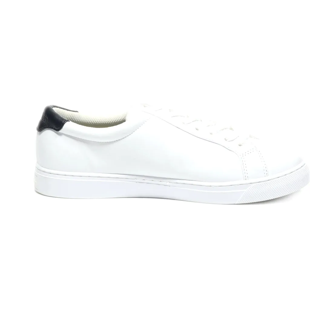 Calvin Klein Casual Lace Ups Leather White Colour For Men