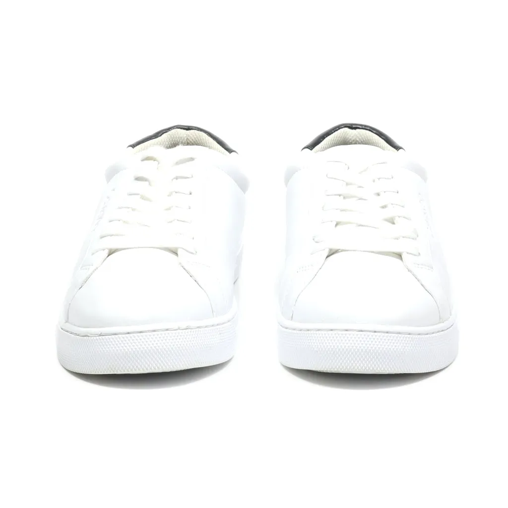 Calvin Klein Casual Lace Ups Leather White Colour For Men