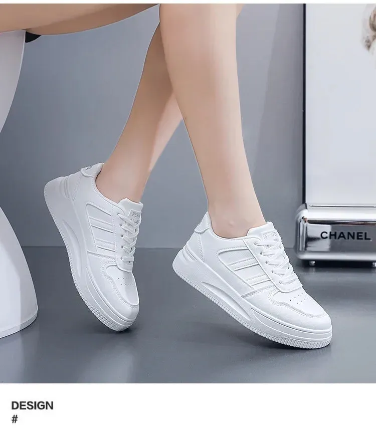 Casual Shoes Women Sports Shoes Wear-resistant and Breathable Female White Shoes Women Tennis Sneakers Lady Simple 2024 New