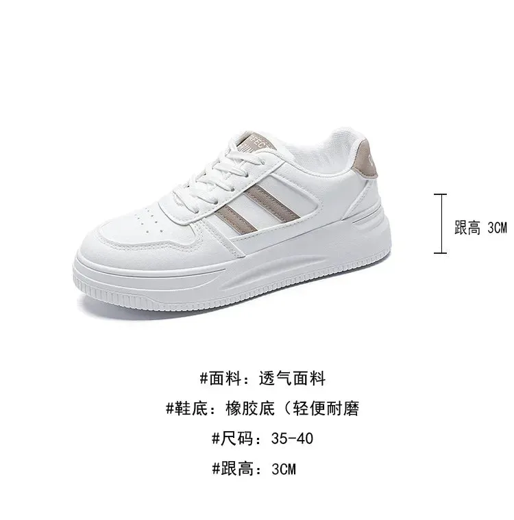 Casual Shoes Women Sports Shoes Wear-resistant and Breathable Female White Shoes Women Tennis Sneakers Lady Simple 2024 New