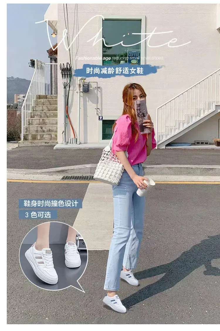 Casual Shoes Women Sports Shoes Wear-resistant and Breathable Female White Shoes Women Tennis Sneakers Lady Simple 2024 New