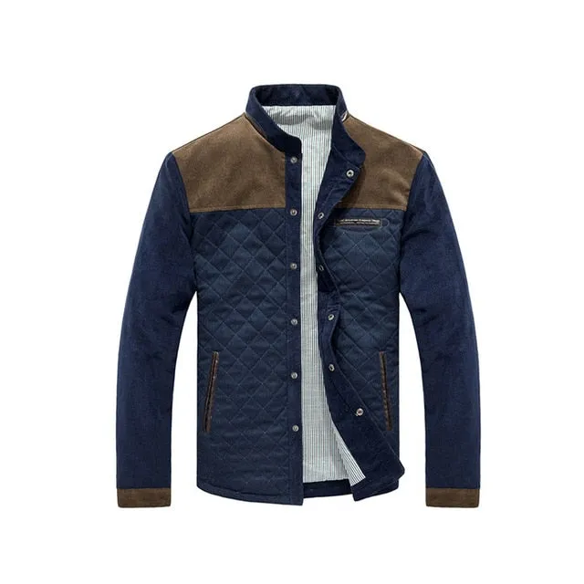 Hot Sale Spring Autumn Men Casual Outwear Jacket Patchwork Coat Men Size M-3XL