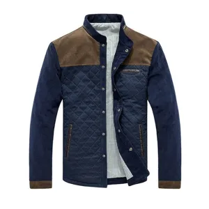 Hot Sale Spring Autumn Men Casual Outwear Jacket Patchwork Coat Men Size M-3XL