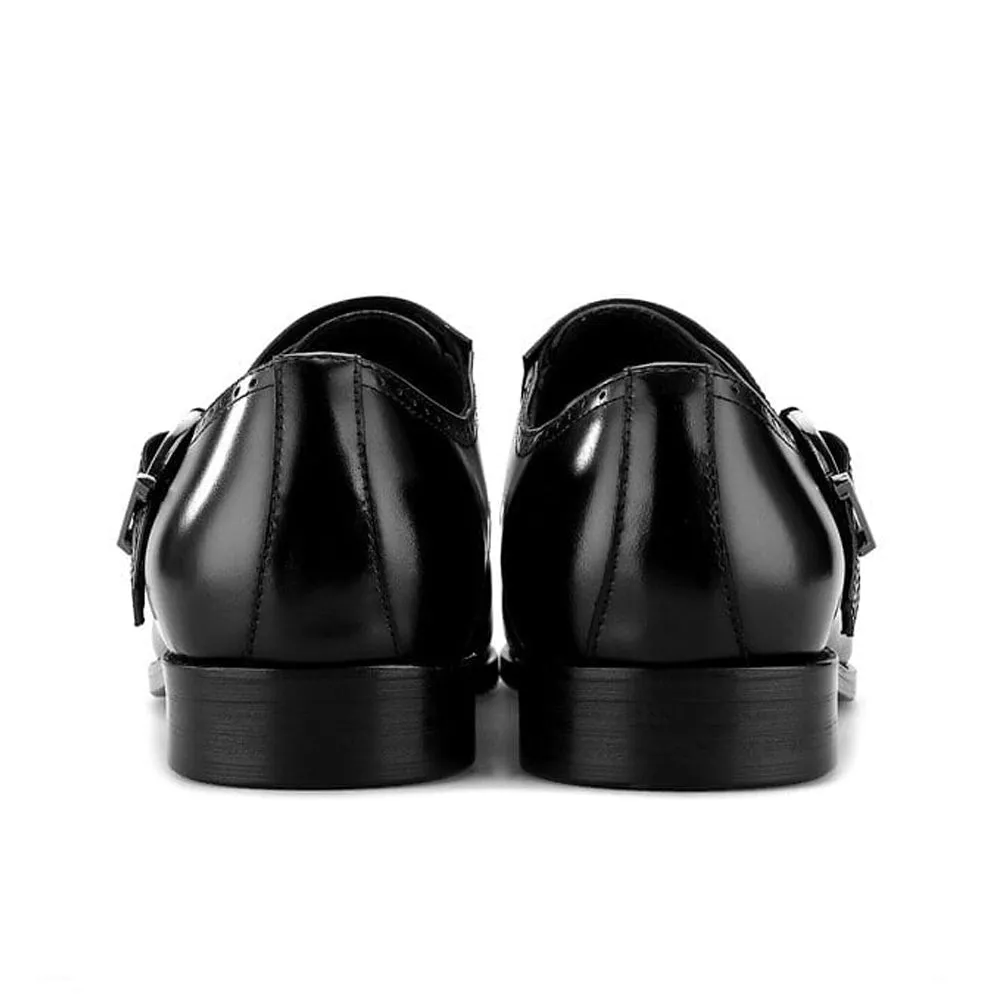 Karl Black Single Monk Strap