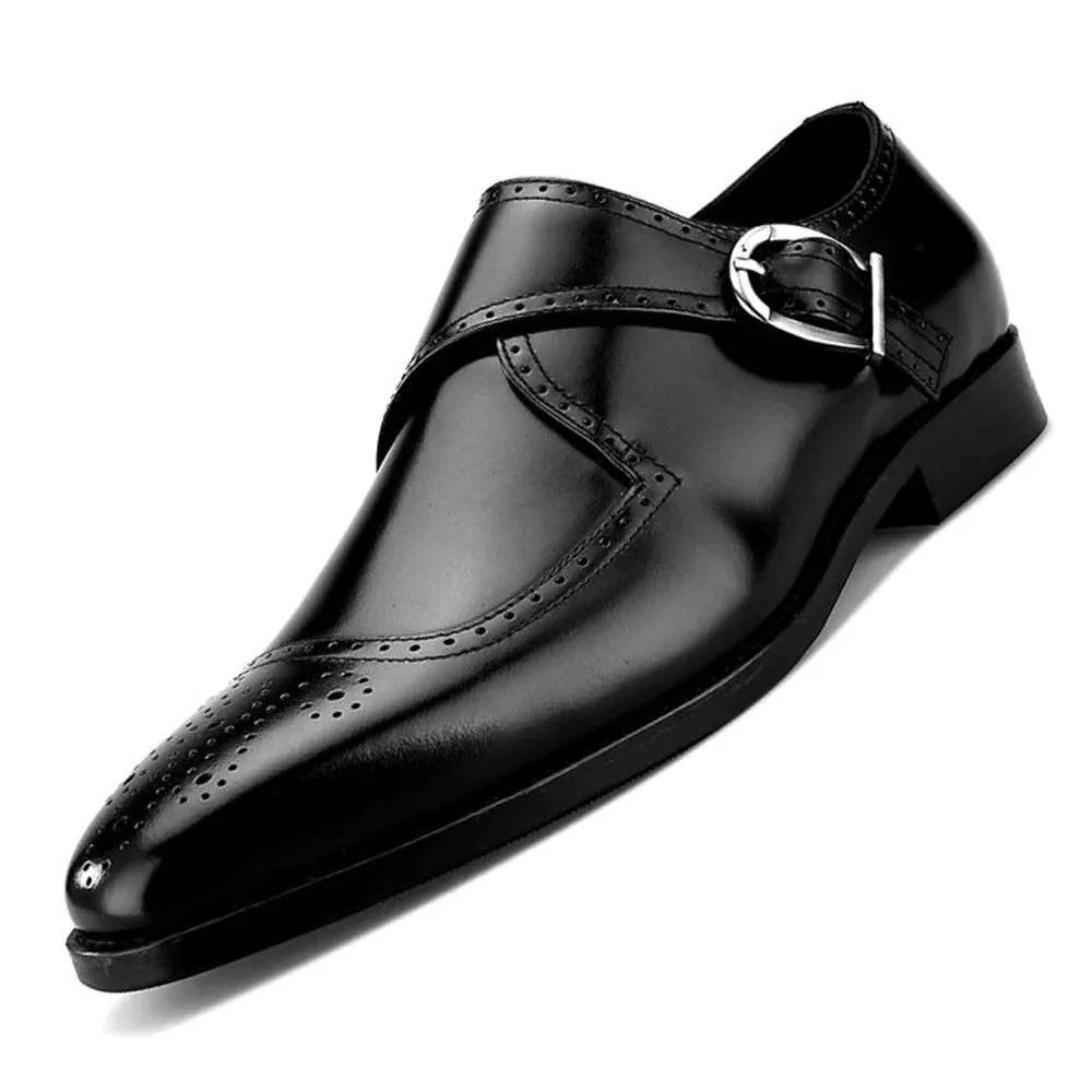 Karl Black Single Monk Strap