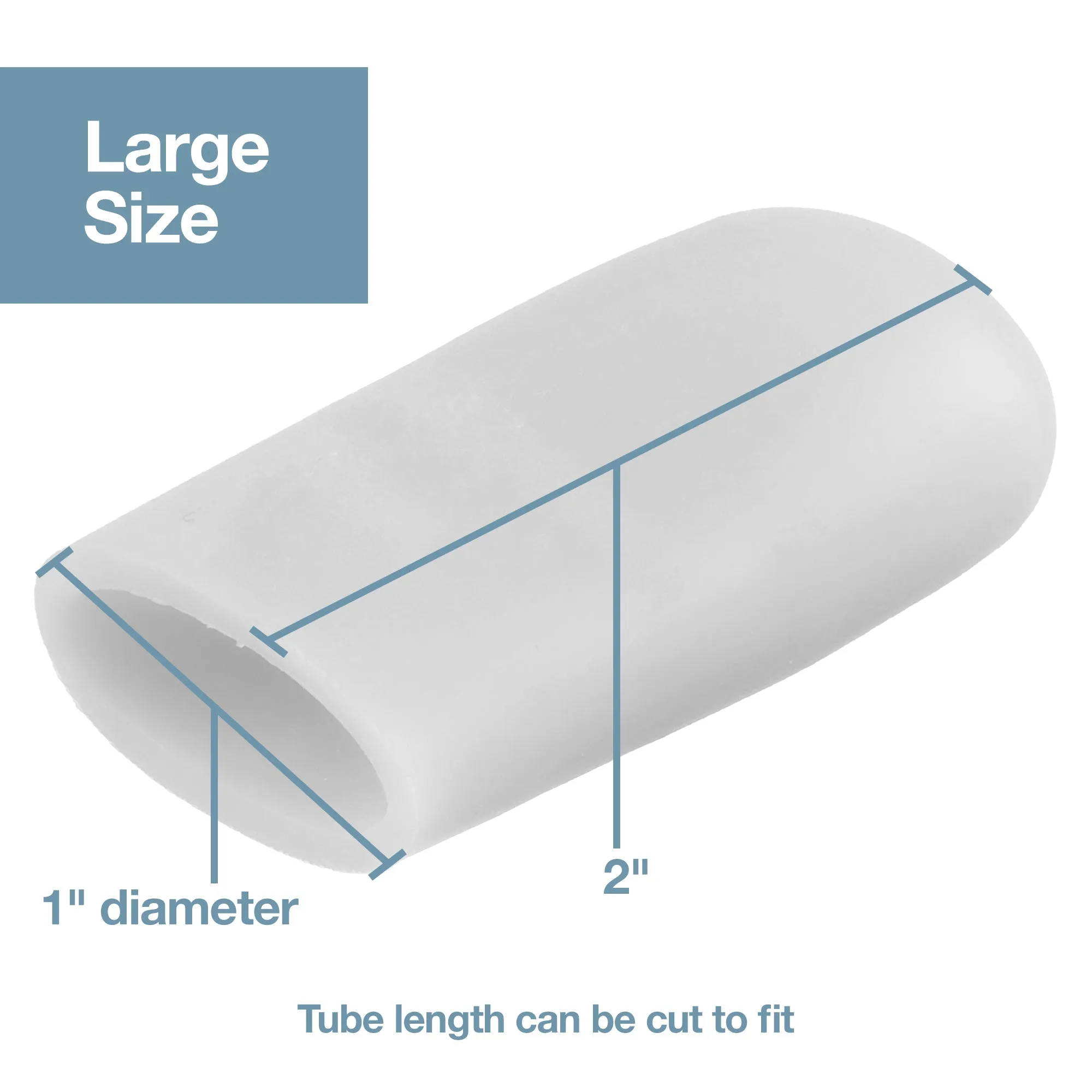 Large Gel Toe Caps, for Big Toes