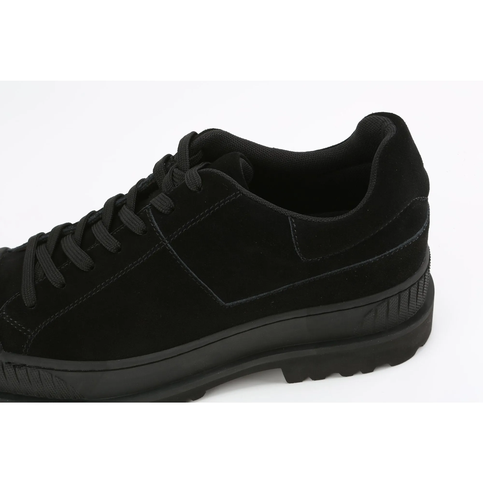 Men Multi-Straps Fly Knit Sneakers - Black