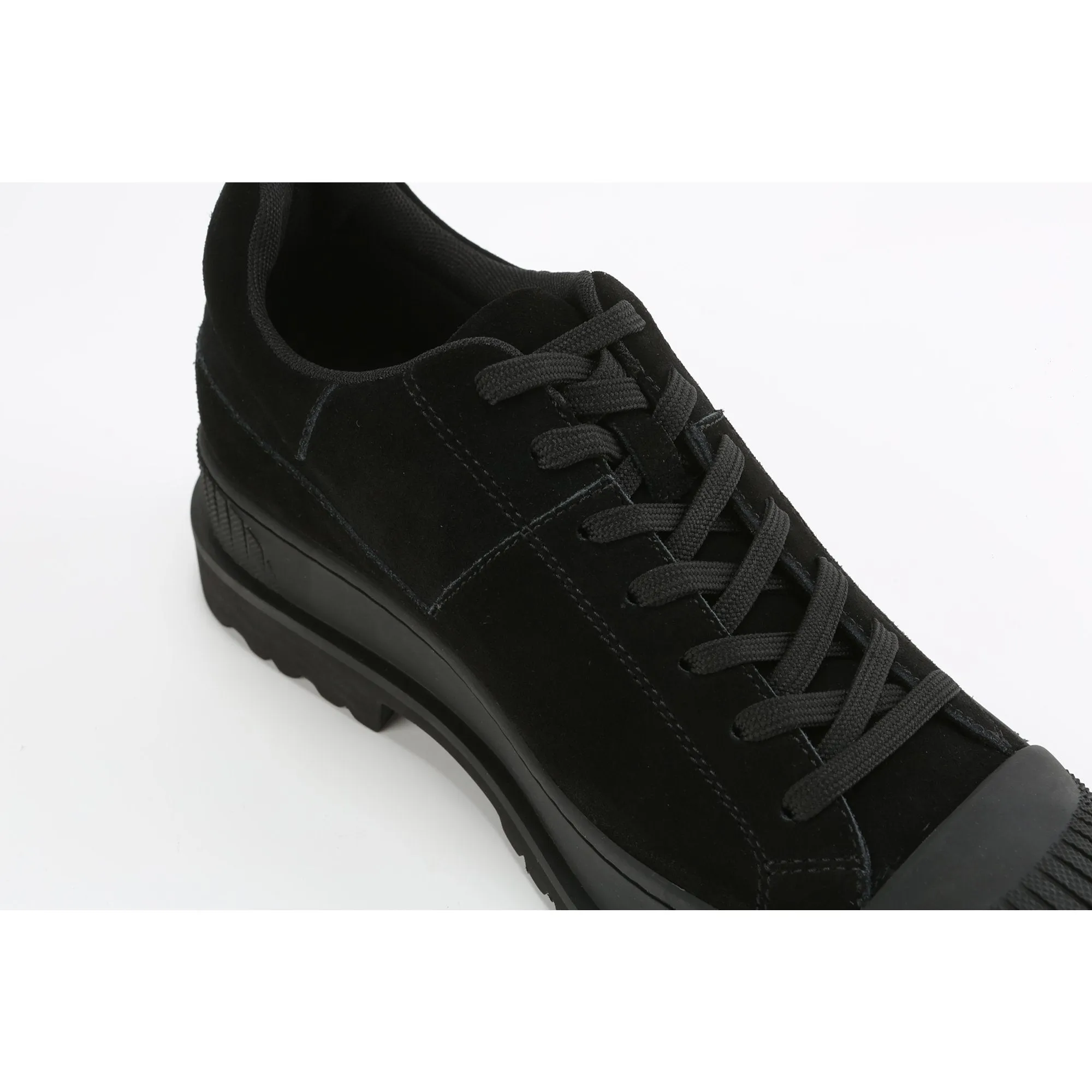 Men Multi-Straps Fly Knit Sneakers - Black