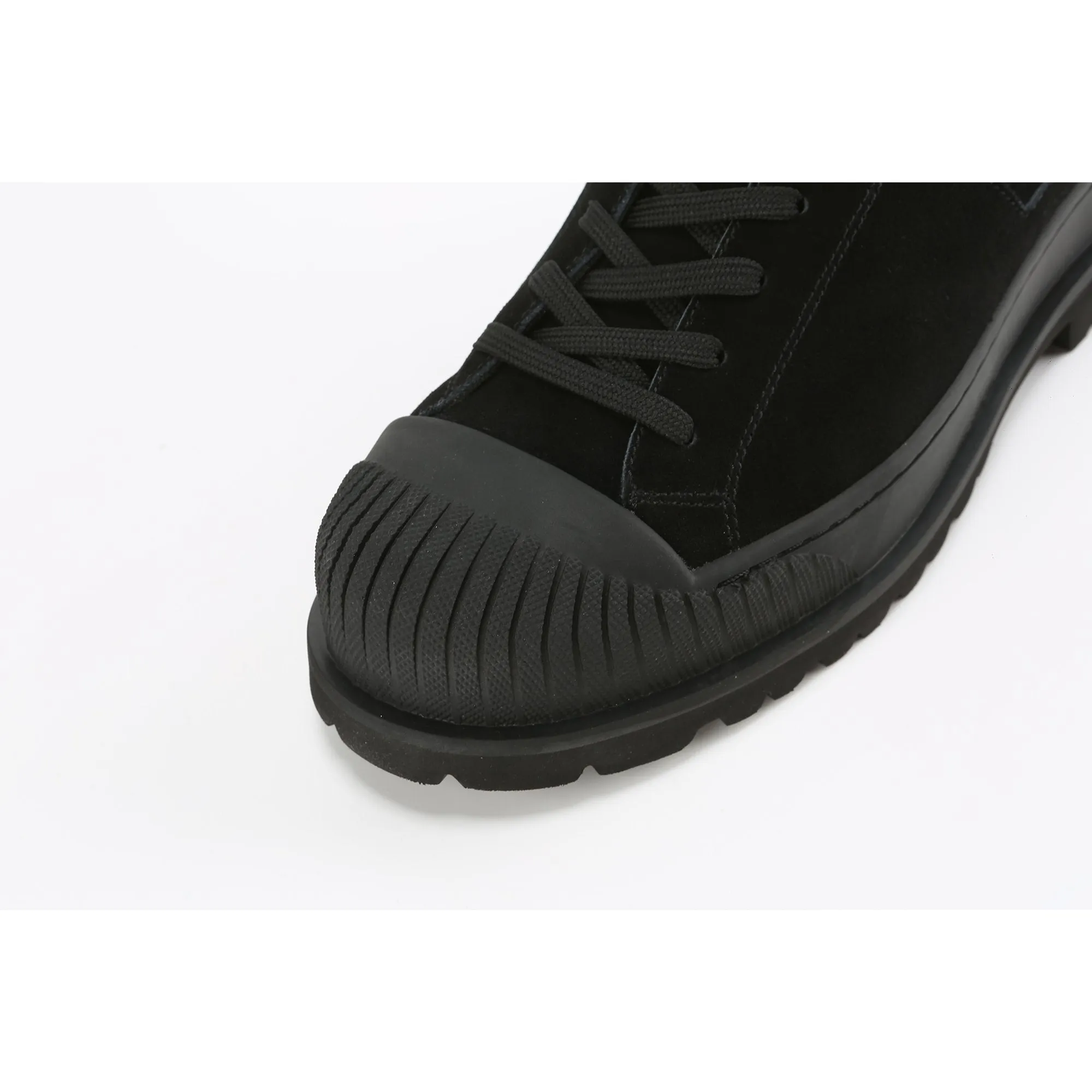 Men Multi-Straps Fly Knit Sneakers - Black