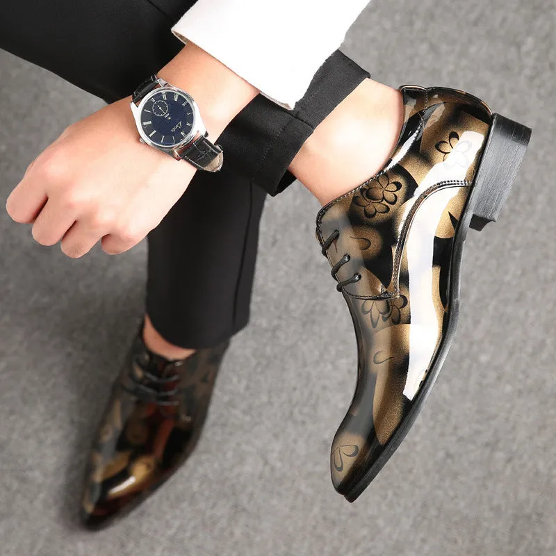 Men's Fashionable Bussiness Causal Leather Shoes