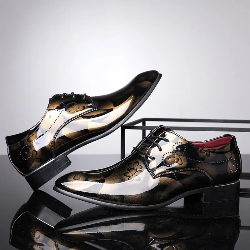 Men's Fashionable Bussiness Causal Leather Shoes
