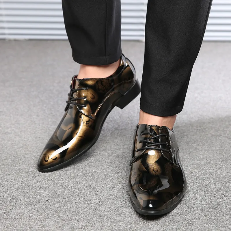 Men's Fashionable Bussiness Causal Leather Shoes
