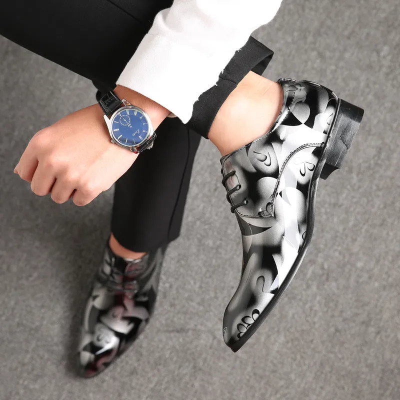 Men's Fashionable Bussiness Causal Leather Shoes