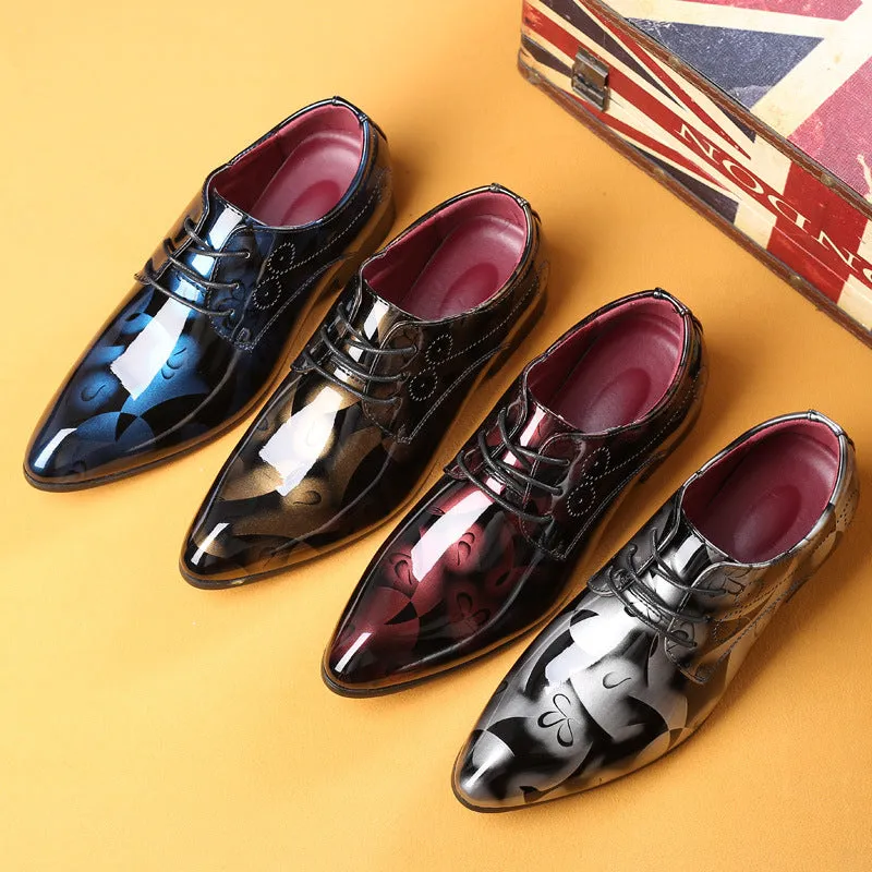 Men's Fashionable Bussiness Causal Leather Shoes