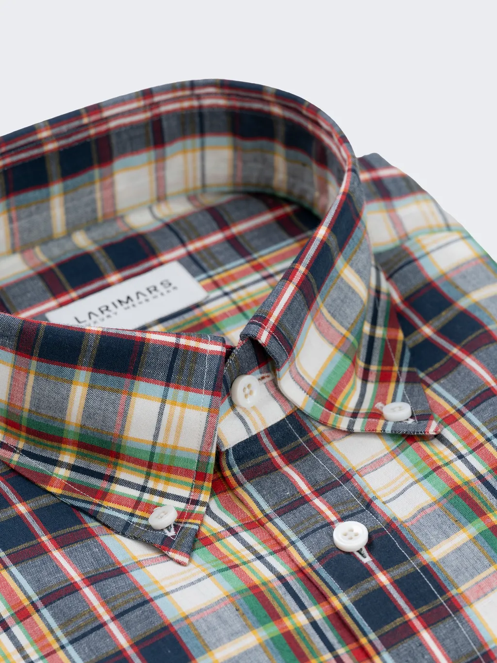Navy & Green Madras Check