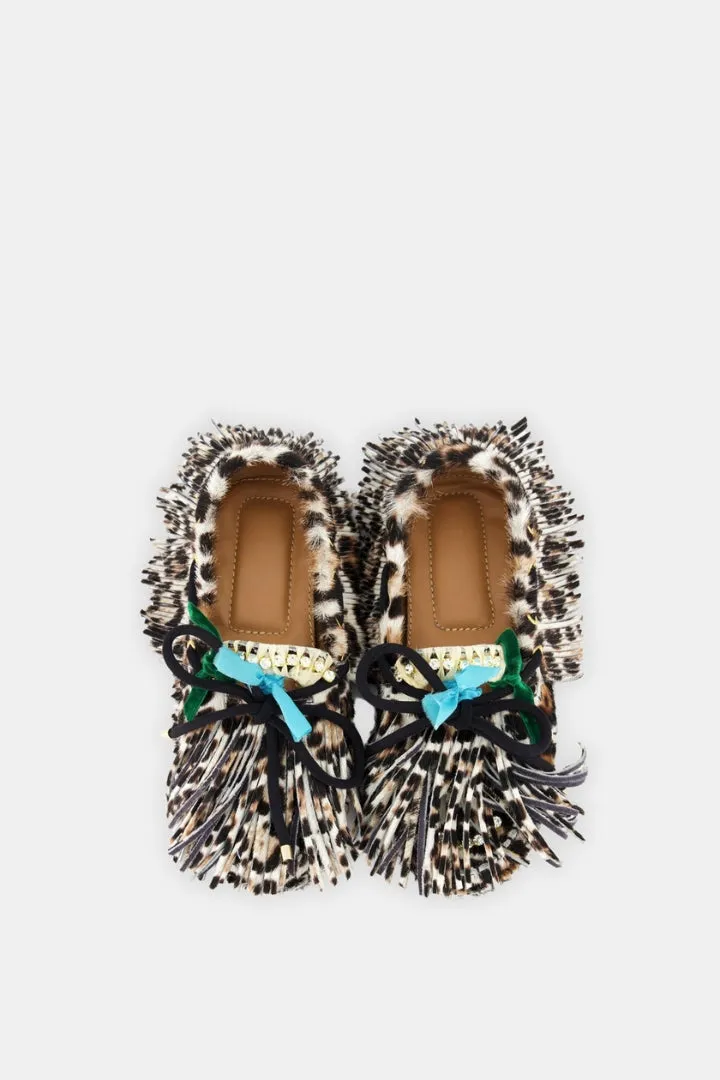 Nevada Leopard Mocassins