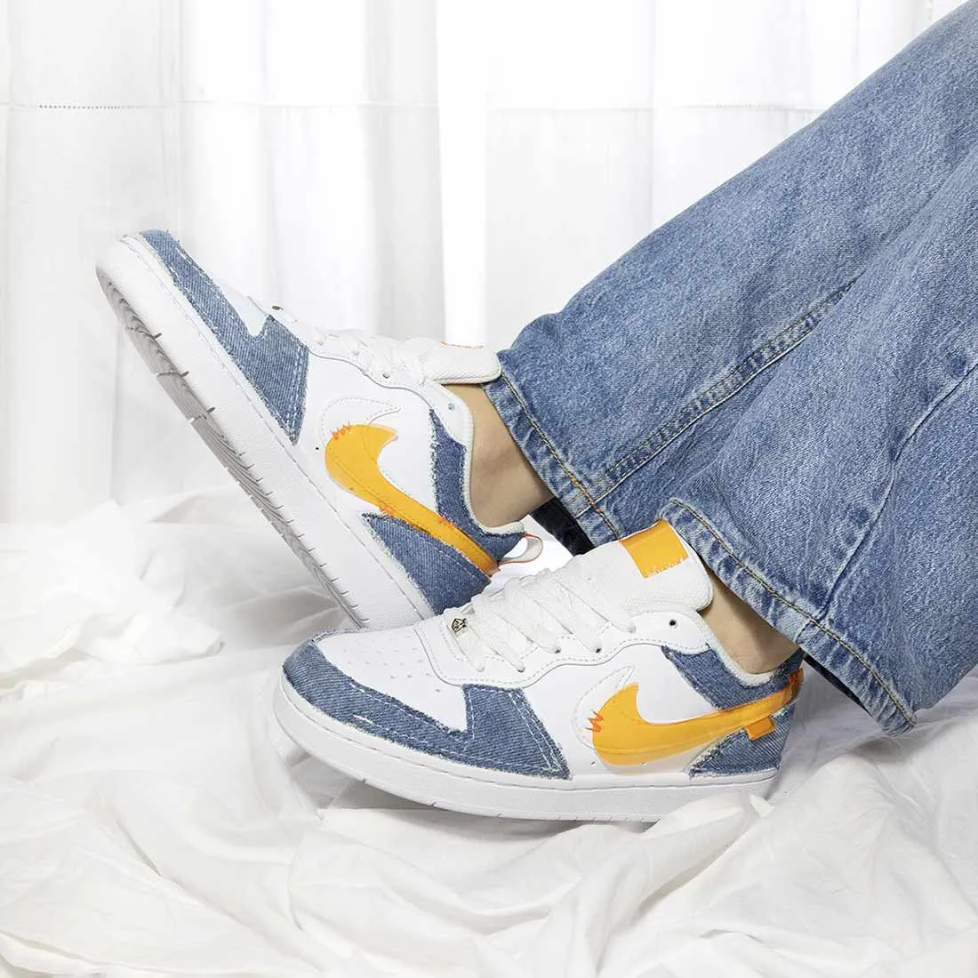 Nike Denim e Vinile Arancione
