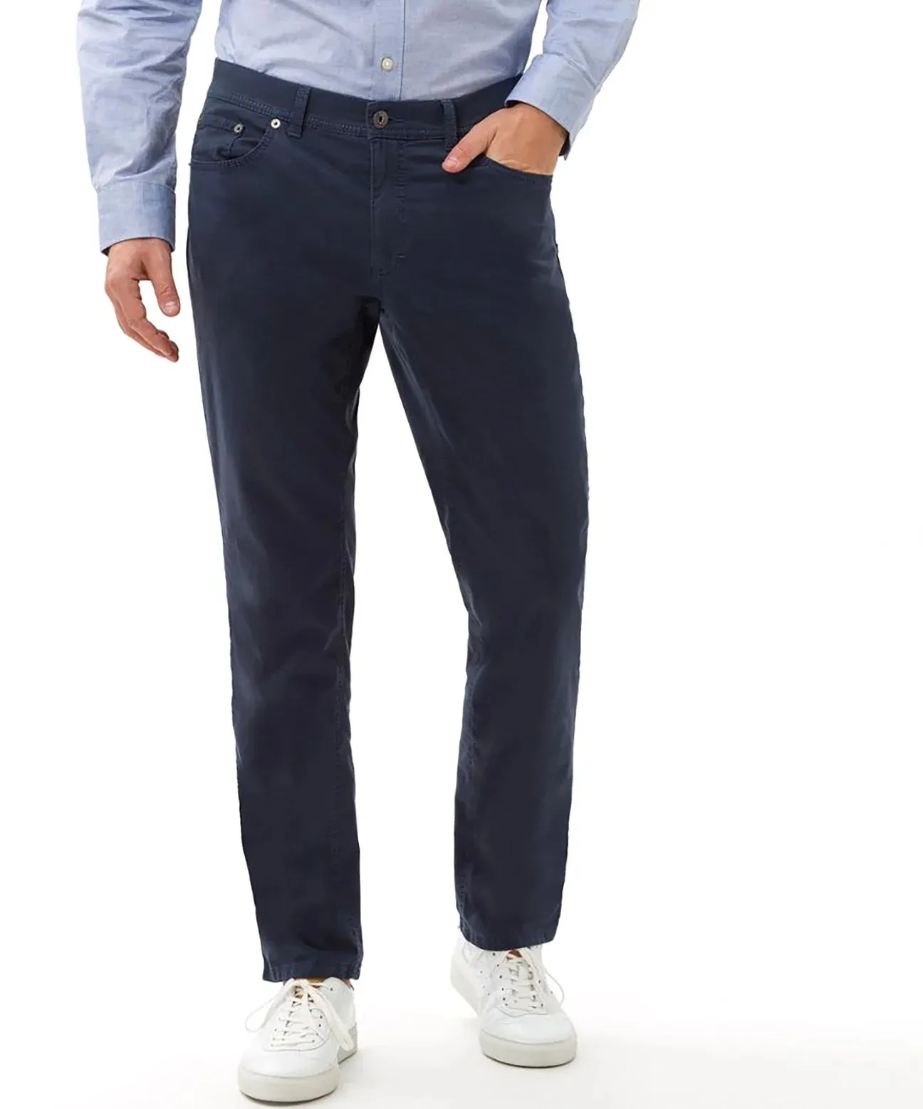 Ocean Cooper Fancy Marathon Stretch Cotton Trousers - Brax
