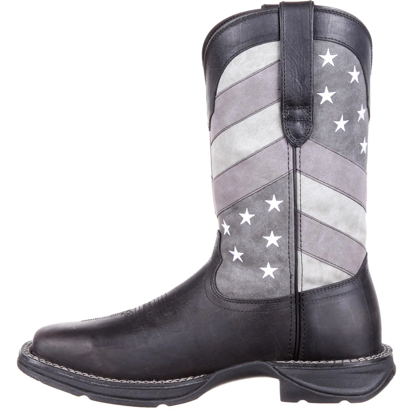 Rebel by Durango Faded Black Flag Western Boot