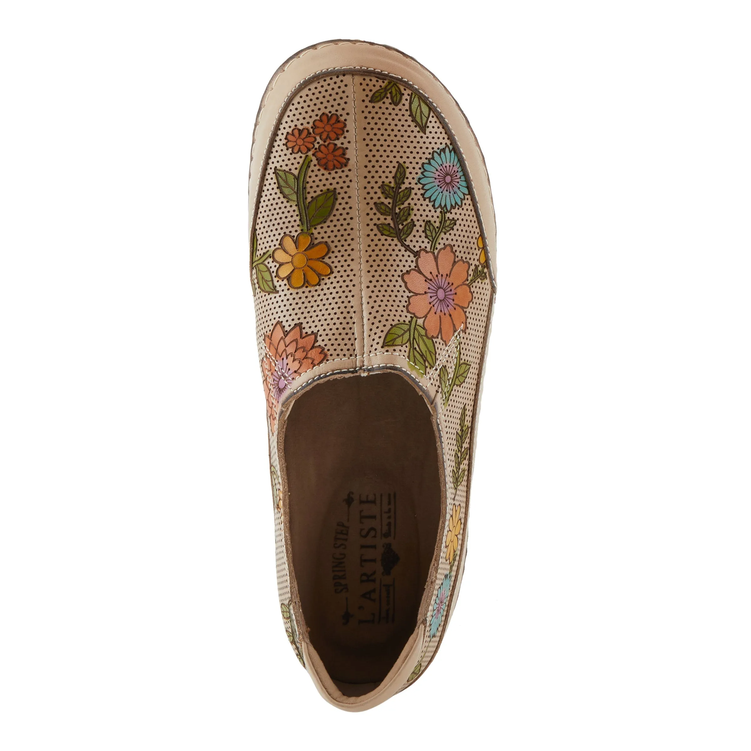 Spring Step Shoes L'Artiste Libora Delite Women's Hand Painted Floral Design Shoes