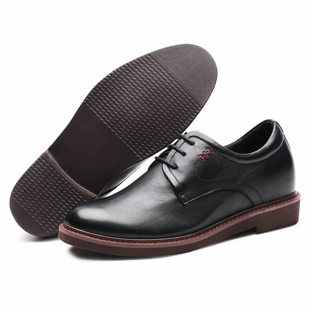 This item only ships to the United States - 7 CM / 2.76 Inches CMR CHAMARIPA Dress Elevator Shoes Genuine Leather Tall Men Shoes