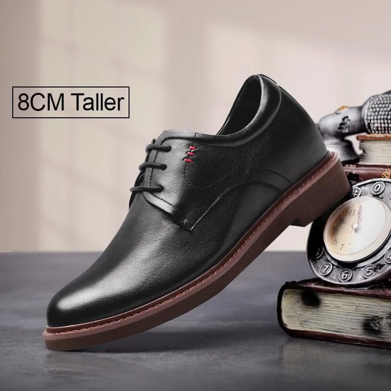 This item only ships to the United States - 7 CM / 2.76 Inches CMR CHAMARIPA Dress Elevator Shoes Genuine Leather Tall Men Shoes