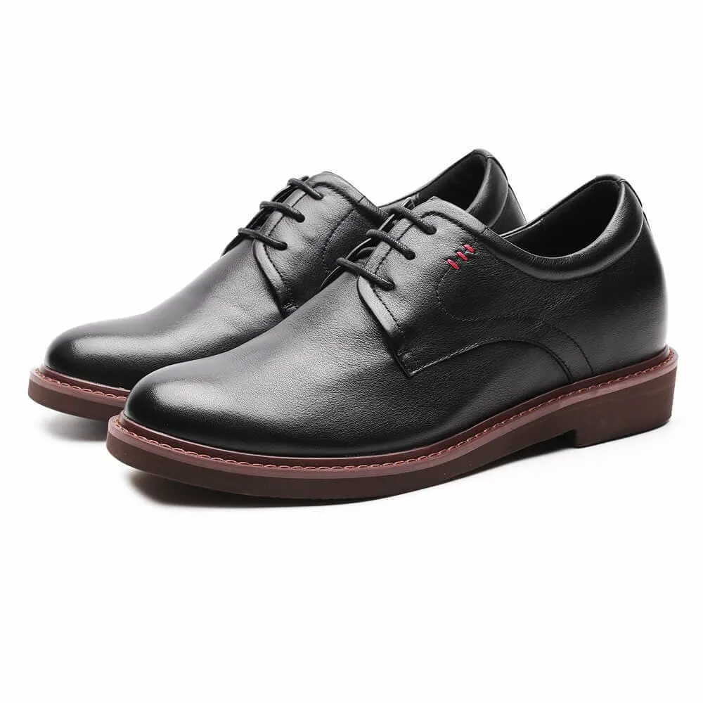 This item only ships to the United States - 7 CM / 2.76 Inches CMR CHAMARIPA Dress Elevator Shoes Genuine Leather Tall Men Shoes