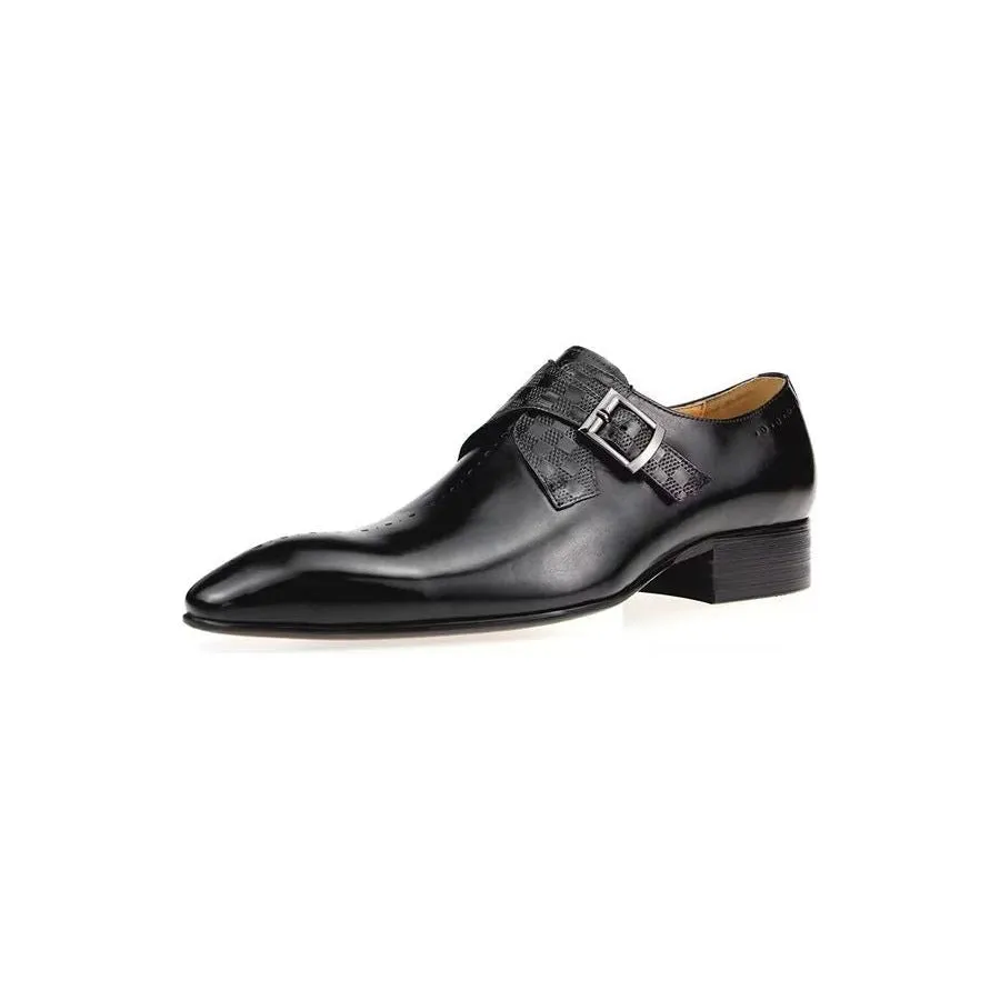Veltique Buckle Monk Straps