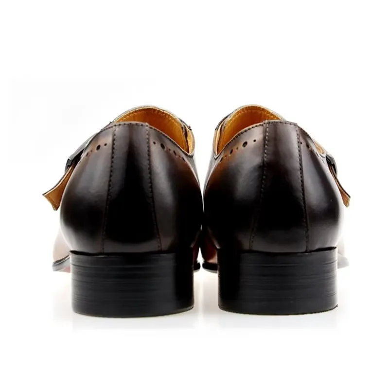 Veltique Buckle Monk Straps