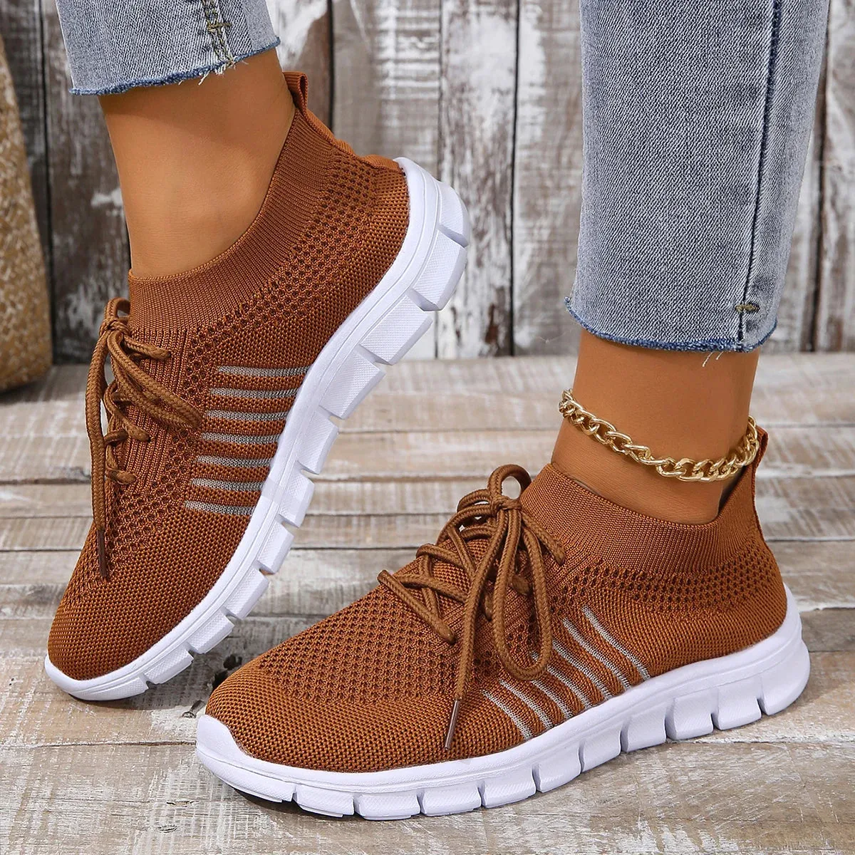 Women Mesh Breathable  Slip on Flat Shoes Woman Tenis Ladies Casual  Walking Footwear Sneakers Womens Vulcanize Shoes